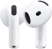 AirPods 5, vista posterior y frontal que muestra el diseño