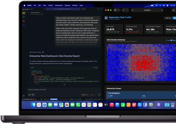 Programa LM Studio ejecutando modelos locales de lenguaje de gran tamaño en una MacBook Pro de 14 pulgadas