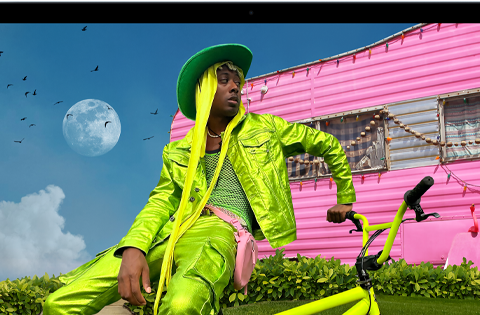 Imagen de una MacBook Air que muestra la pantalla Liquid Retina