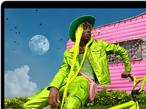 Imagen de una MacBook Air que muestra la pantalla Liquid Retina