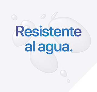 Resistente al agua.